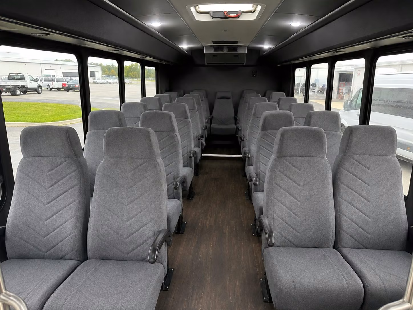 20 passenger minibus inside