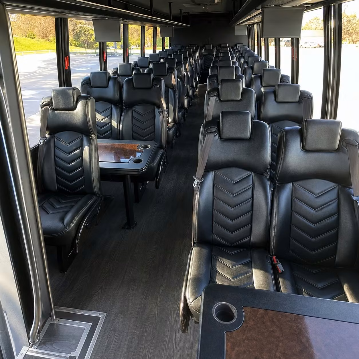 25 passenger minibus interior