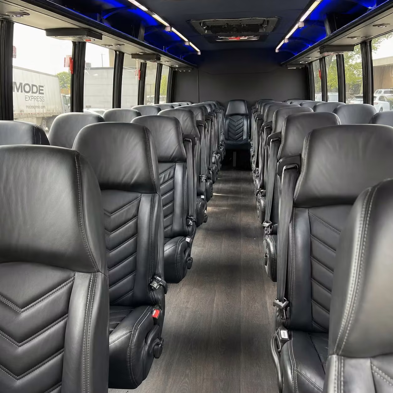 35 passenger minibus inside
