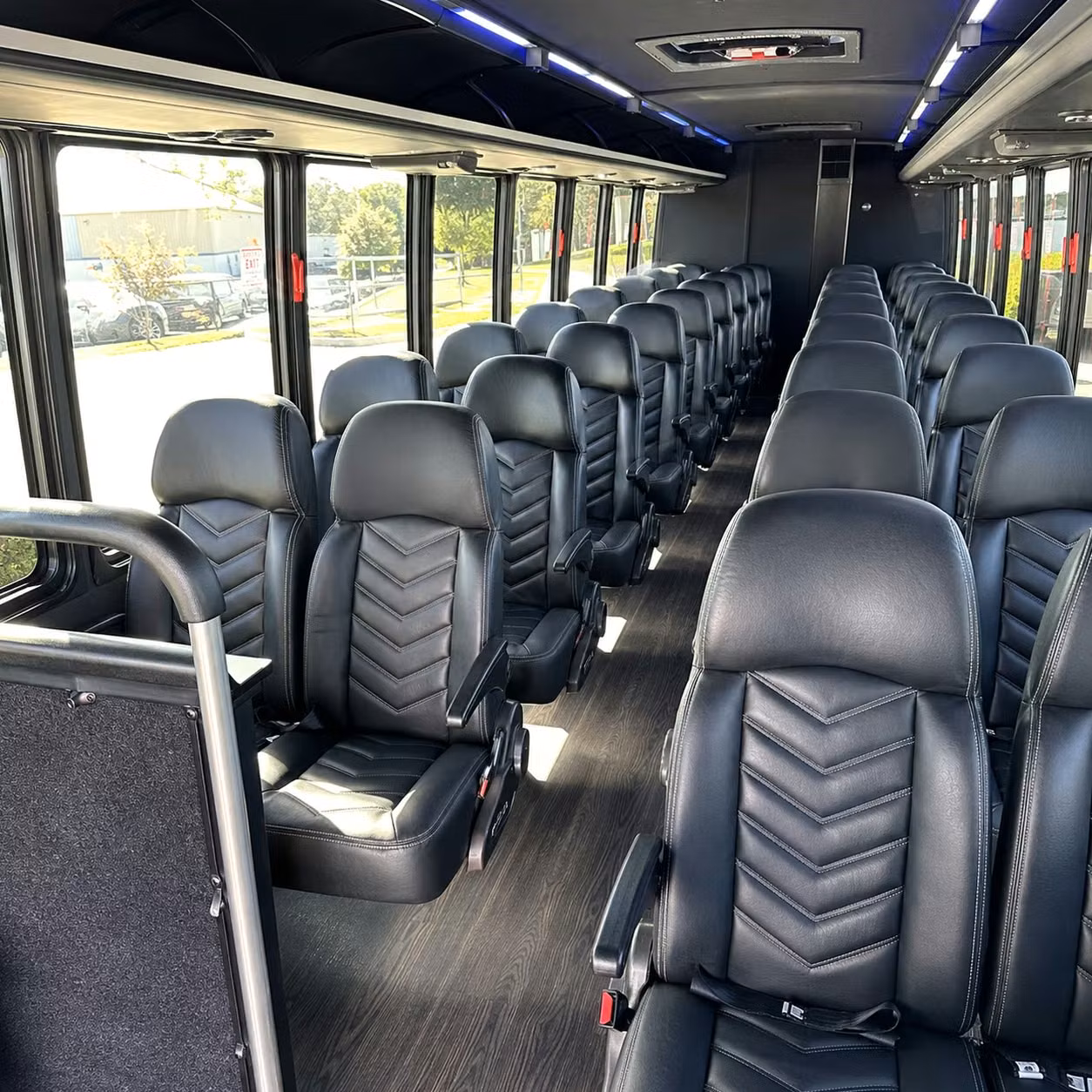 35 passenger minibus interior