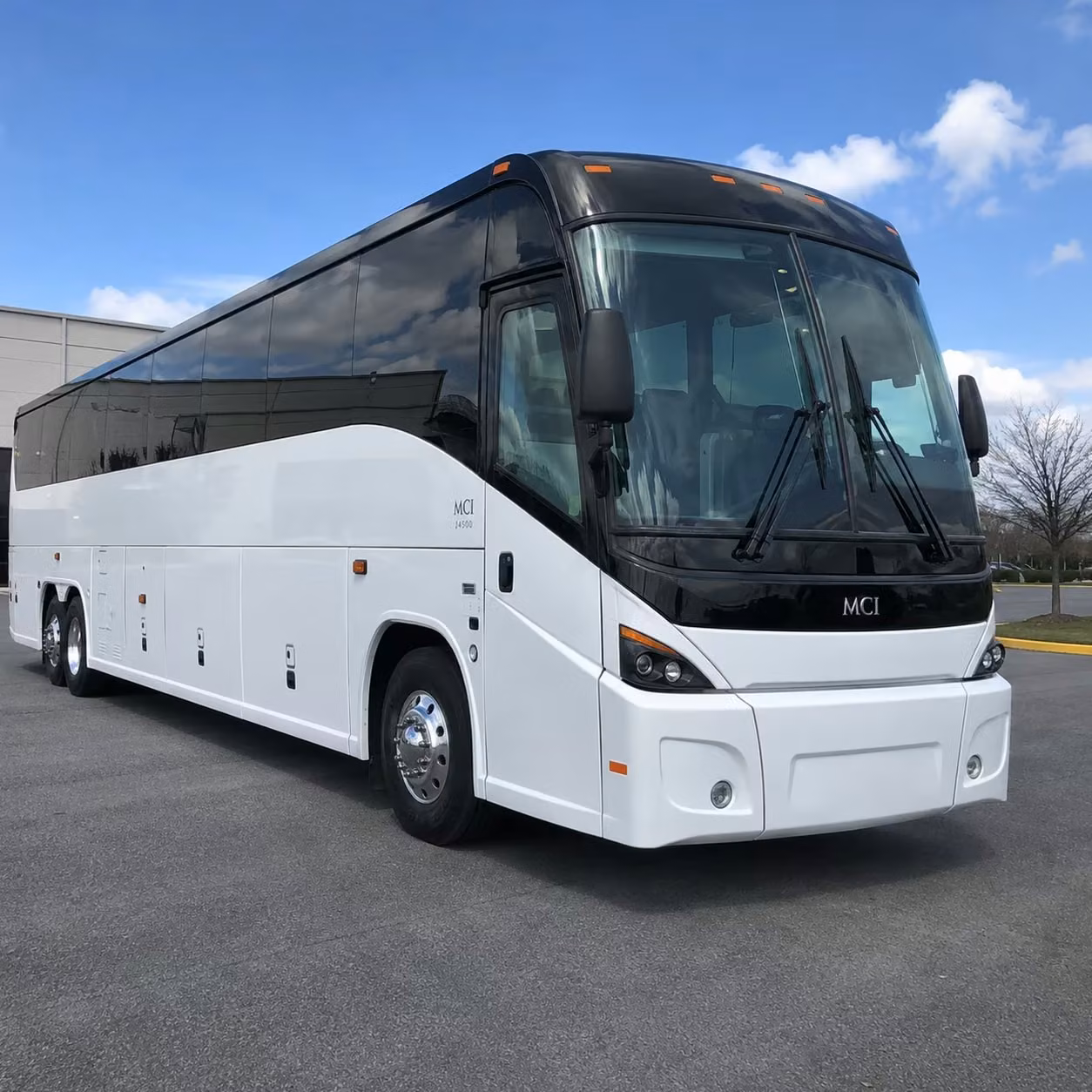 roseville 56 passenger charter bus rental