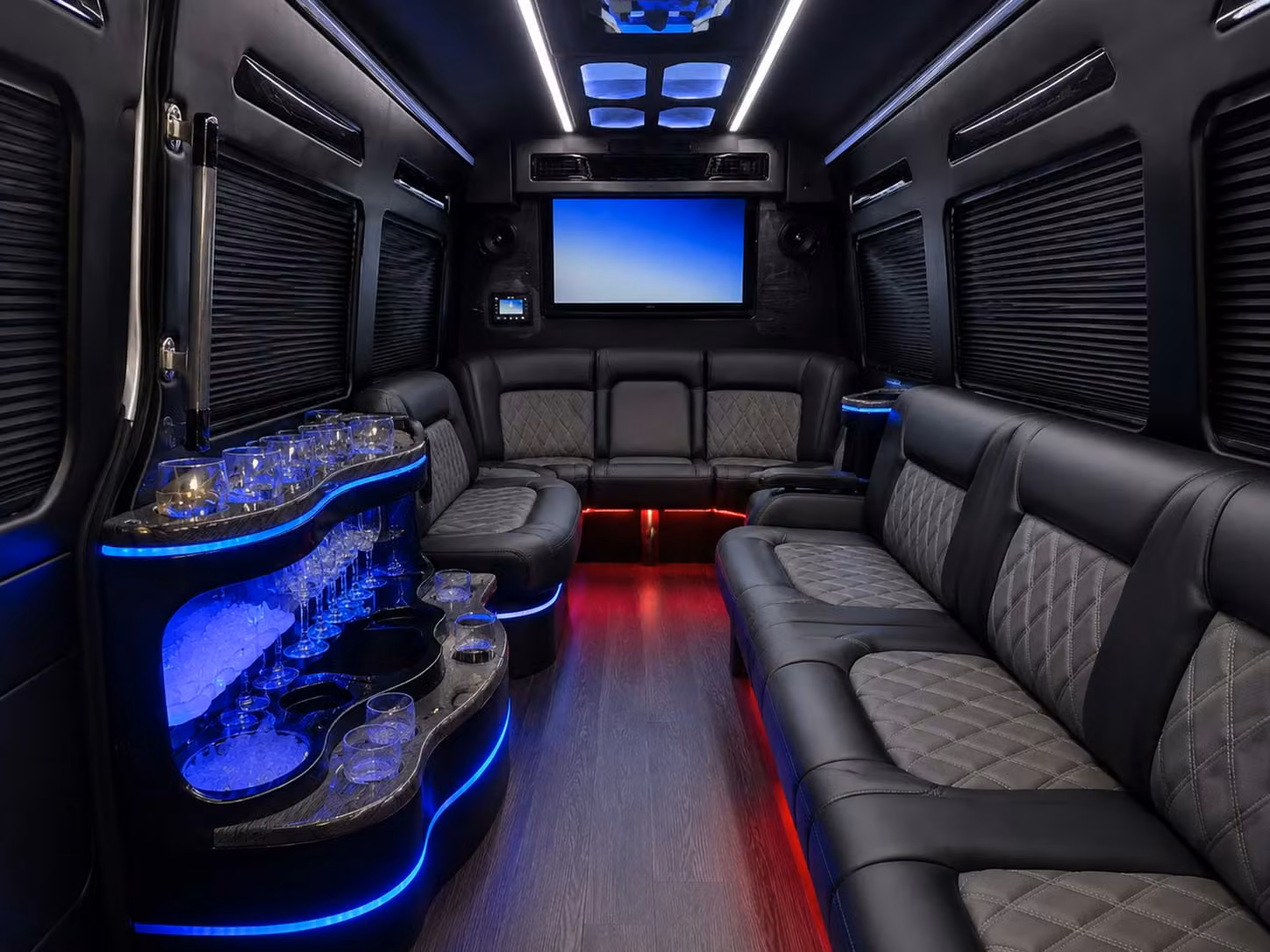 sprinter limousine inside