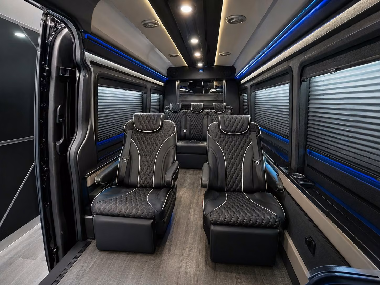 sprinter van with driver interior